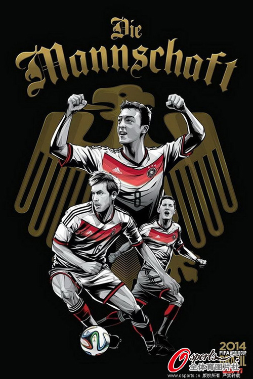 Trendige WM-Poster