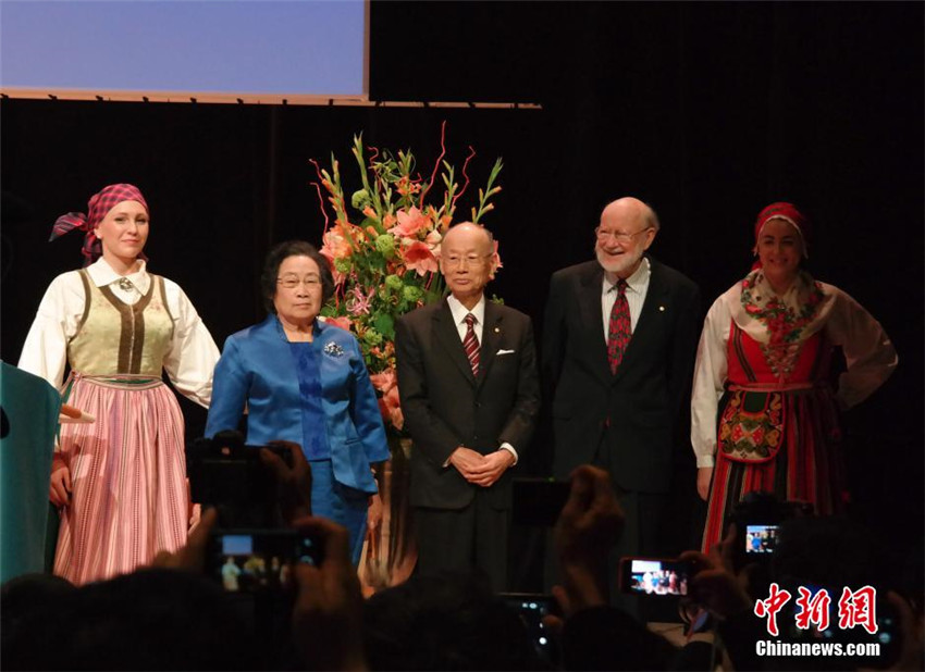 Nobelpreistr?gerin Tu Youyou h?lt Vortrag in Stockholm