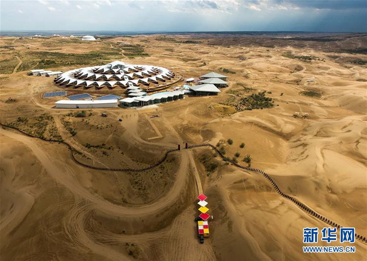Sch?ne Sehenswürdigkeit: Xiangshawan in Ordos