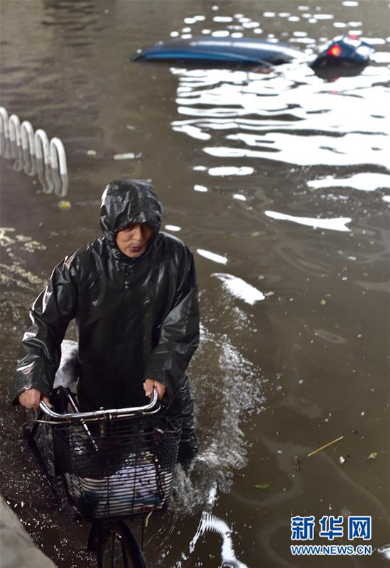 Starke Regenf?lle in Nordchina