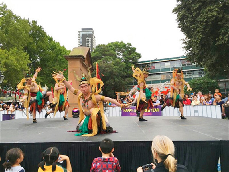 Traditioneller Kultur-Jahrmarkt zum Frühlingsfest aus Shaanxi findet in St?dten von Australien statt