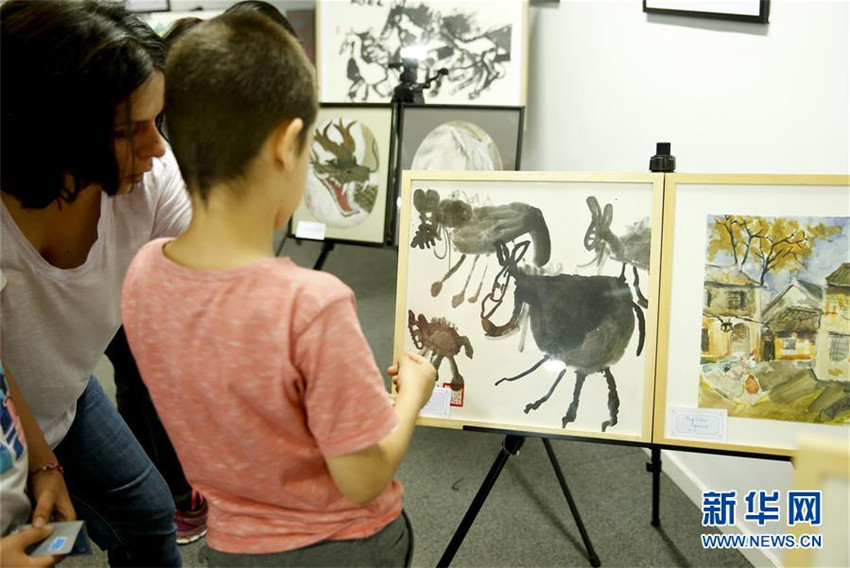 Ausstellung chinesischer und europ?ischer Jugendmalerei in Brüssel
