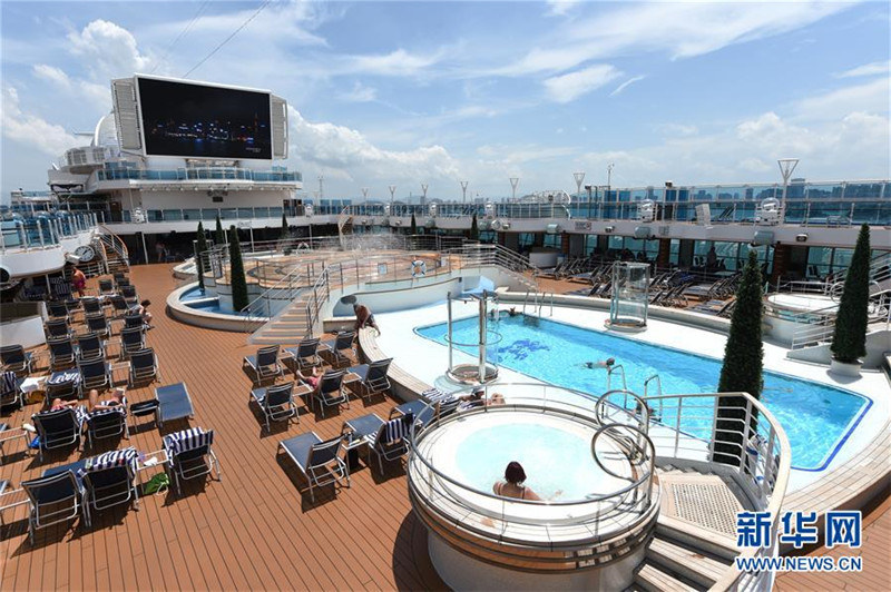 Schiff Majestic-Princess in Xiamen eingetroffen