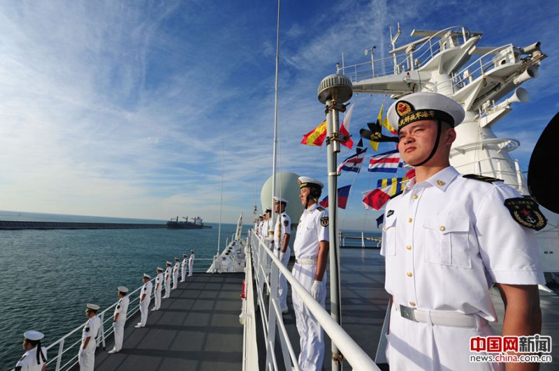 ?Peace Ark“ legt erstmals in Spanien an 