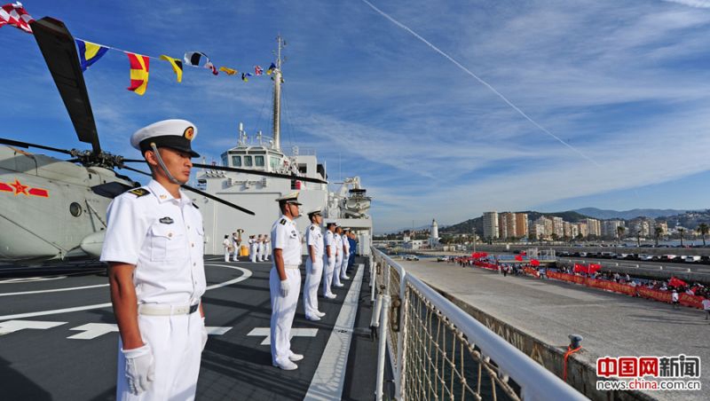 ?Peace Ark“ legt erstmals in Spanien an 