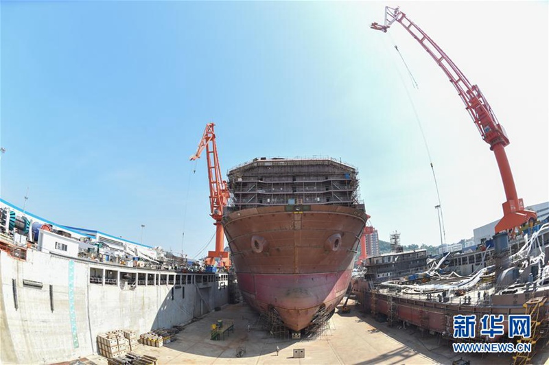 China baut das welterste Tiefseebergbauschiff 