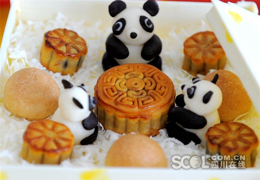 Mondkuchen-Expo in Chengdu