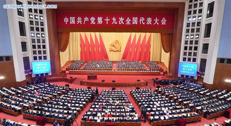 19. Parteitag der Kommunistischen Partei Chinas in Beijing er?ffnet 