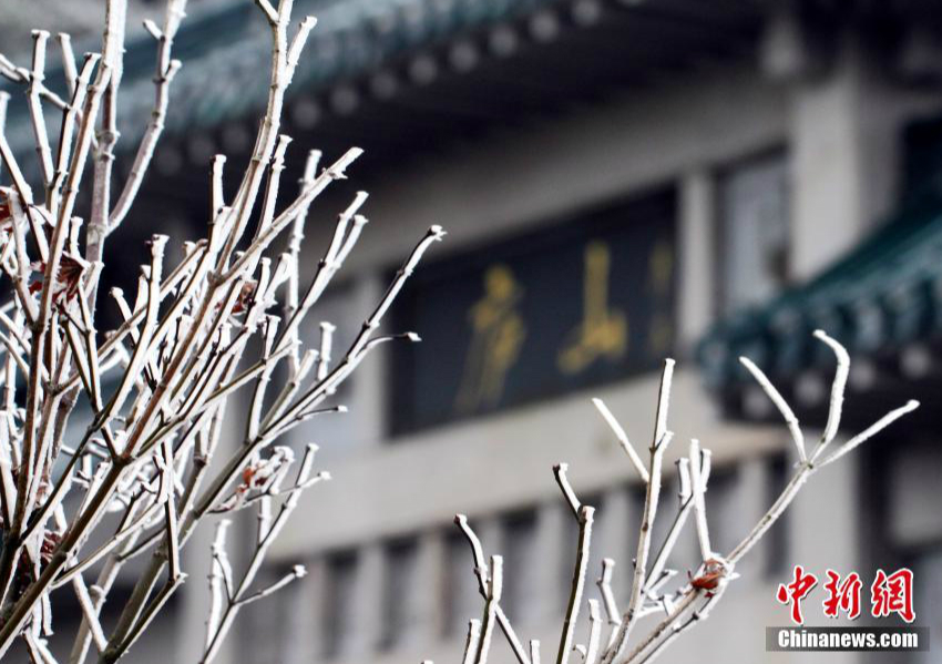 Wundersch?ner Raufrost in Lushan