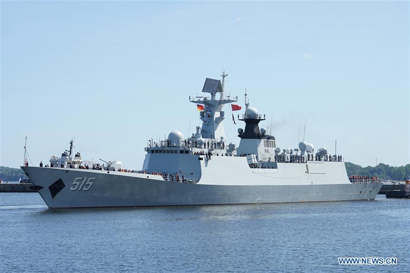 Chinesische Fregatte "Binzhou" besucht Milit?rhafen von Kiel