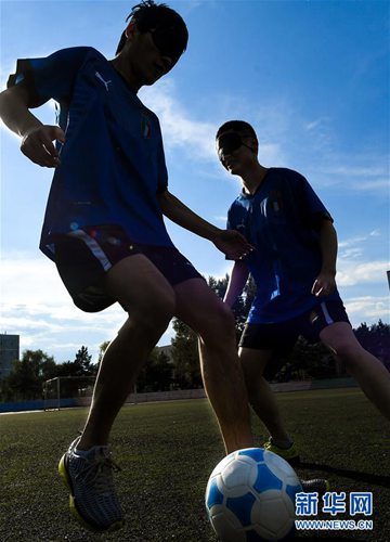 Blindenfu?ballspieler: ?Fu?ball gibt mir den Mut!“