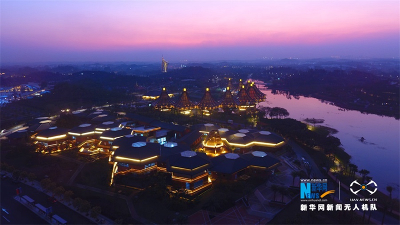 Wundersch?ne Luftaufnahmen der Gartenexpo in Guangxi