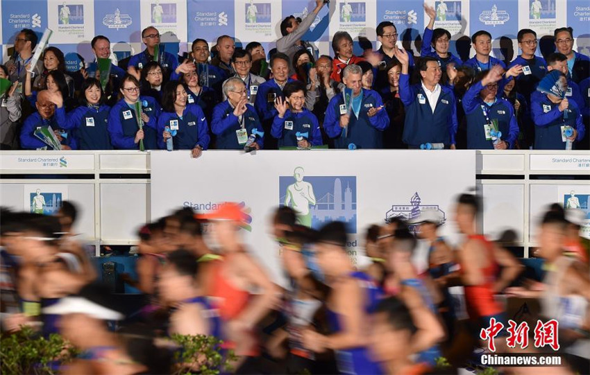 Asiens h?rtester Marathon in Hongkong